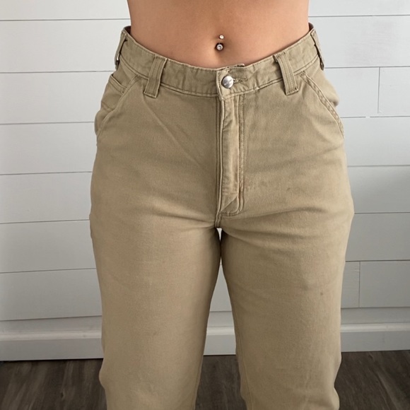 Carhartt Relaxed Fit Work Lined Winter Carpenter Pants Men's 32x36 RN#14806 - Picture 4 of 12